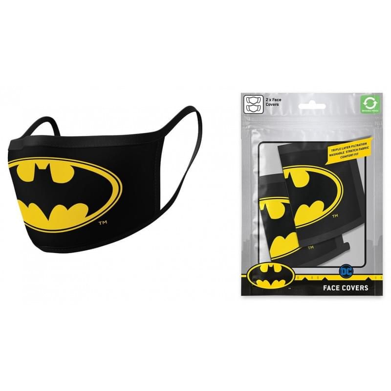 Dc Comics - Batman - set de 2 masques visage noir