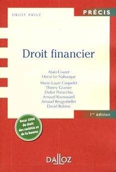 Droit financier - 1êre éd,