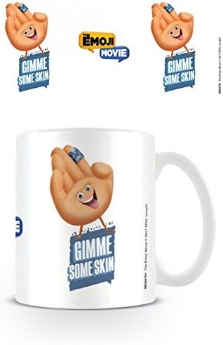 1art1 Set: Le Monde Secret des Emojis, Gimme Some Skin Tasse a Cafe Mug (9x8 cm) + 1x Sticker Surprise