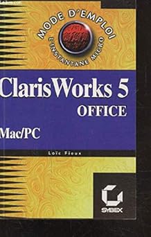 Clarisworks office 5 mac/pc ( Livre ) livre CDROM