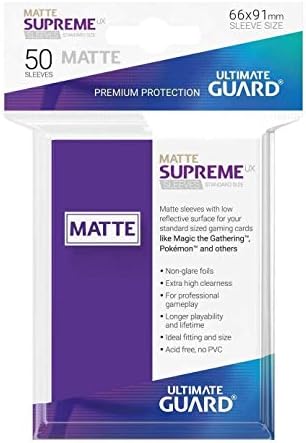 Ultimate Guard Supreme UX Étui pour Jeu de Cartes, Noir