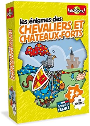 BIOVIVA - Enigmes - ChÉteau Chevalier - Jeu de société ludique dês 7 ans -