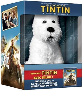 DVD - Les aventures de Tintin : le secret de la Licorne - Coffret Peluche