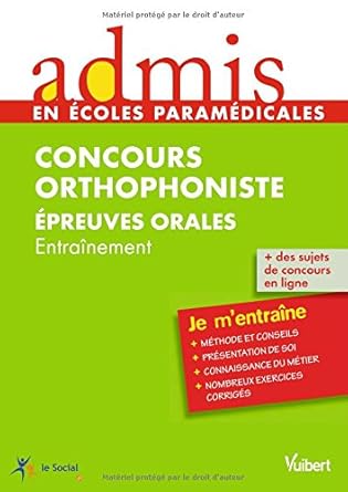 Concours Orthophoniste - Épreuves orales ( Livre )