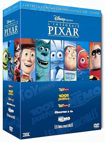 Coffret Pixar 6 DVD : Toy Story / Toy Story 2 / 1001 pattes / Monstres & Cie / L