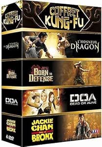 Coffret Kung-Fu-L'honneur du Dragon + Born to Defense + DOA + Jackie Chan dans L