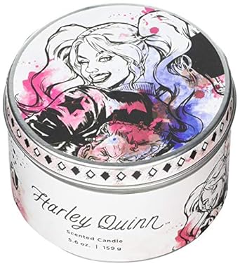 DC Comics: Harley Quinn Scented Candle: 5,6 oz: Large, Vanilla