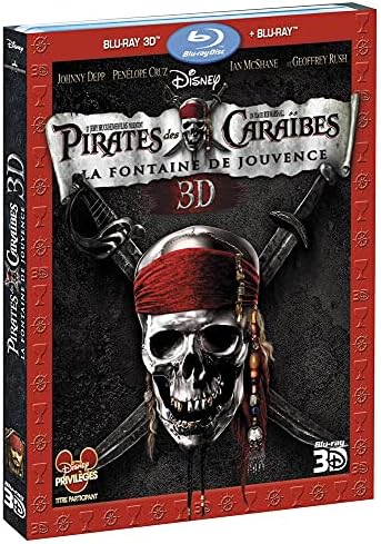 Pirates des Caraïbes : La Fontaine de jouvence 3D + Blu-Ray 2D