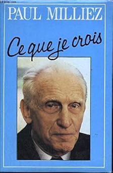Ce que je crois