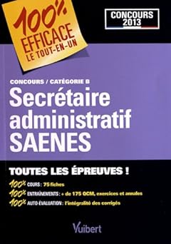 Secrétaire administratif SAENES : Concours catégorie B