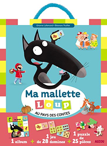Le Loup qui decouvrait le pays des contes - mallette albums + puzzle + dominos