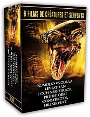6 films de crçatures et de serpents : coffret 6 DVD