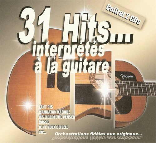 Coffret 2 CD 31 Guitar Hits Songs