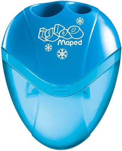 Maped Helix USA I-gloo 2 trous Taille-crayon, couleur peut varier, couleurs assorties (634756ta)