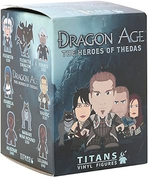 Dragon Age The Heroes Of Thedas figurines a collectionner Titans 8 cm (1 boite au hasard)