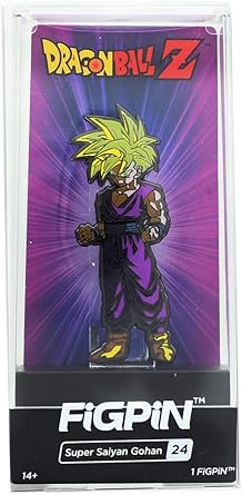 FiGPiN - Dragon Ball Z: Super Saiyan Gohan - Collectible Pin with Premium Display Case