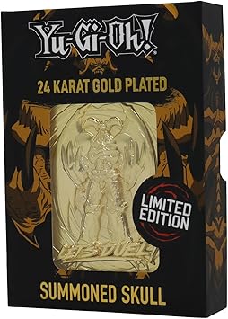 FaNaTtik YU-Gi-Oh ! - Réplique Card Summoned Skull (plaquà Or)