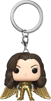 FUNKO Pop! Keychain: Wonder Woman 1984 - Wonder Woman Gold No Helmet