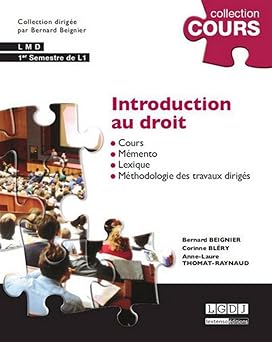 Introduction au droit, 4ême Ed,