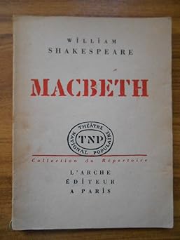 Macbeth TNP / Shakespeare, William / Réf36245