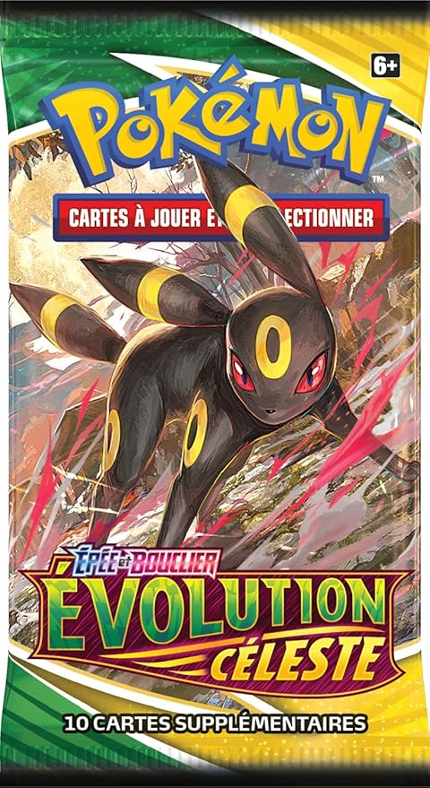 Pokémon Booster-Epée et Bouclier-Evolution Céleste (EB07) société-Jeu de Cartes à Collectionner (Modêle alçatoire), POEB702