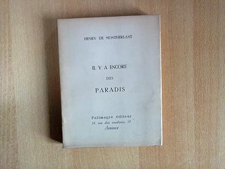 IL y a encore des paradis,