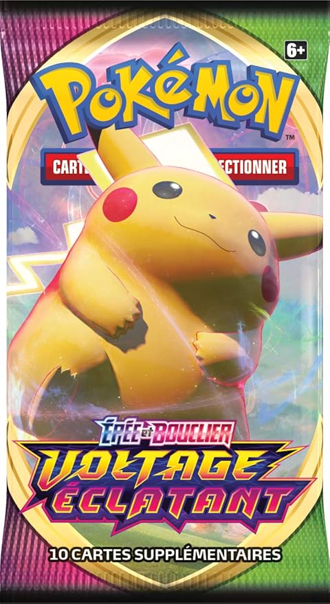 Pokémon Epée et Bouclier-Voltage Eclatant (EB04) : Booster-Jeu de Cartes à Collectionner, alçatoire