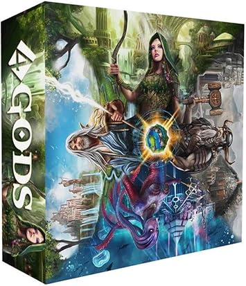 Asmodee - LUDFOU01ML - 4 Gods ML