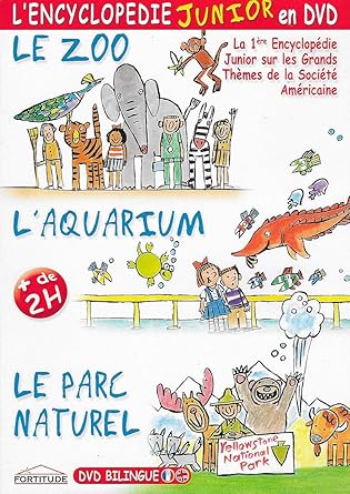 L'ENCYCLOPEDIE JUNIOR EN DVD : le zoo - l'aquarium - le parc naturel,