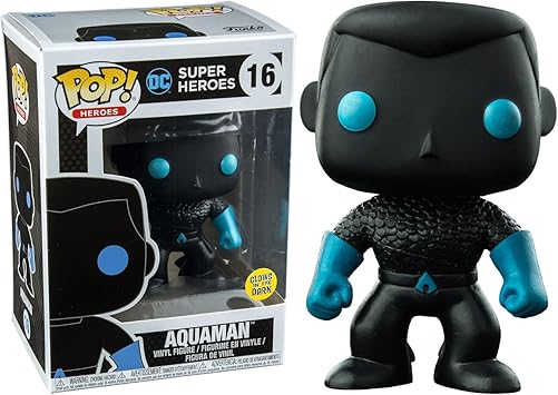 Justice League Aquaman Silhouette GITD Pop! Figure - EE Excl