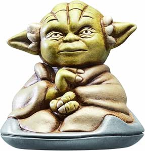 Star Wars Joy Toy 651353 assis Yoda toujours deux Il y a Haut de gamme en céramique Collectors Figure en cuir noble BoÉte de présentation