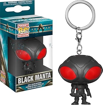 Funko- Pocket Pop Keychain: Aquaman: Black Manta Collectible Figure, 33235, Multicolour