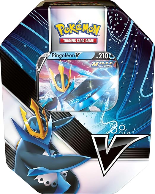 Pokémon Pokébox Mai 2021-Tyranocif-V ou Pingoléon-V (Modêle alçatoire) -Jeu de Cartes à Jouer et à Collectionner, POB40