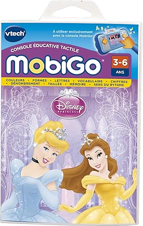 Vtech - 251105 - Jeu Educatif Electronique - Jeu Mobigo - Disney Princess
