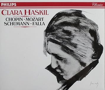 Mozart (Concertos No 9, 20, 23, 24- Rondo), Schumann (Concerto, Kinderszenen, Waldszenen, Variations Abbeg), Chopin (Concerto No 2) et Falla (Nuits dans les jardins d'Espagne)