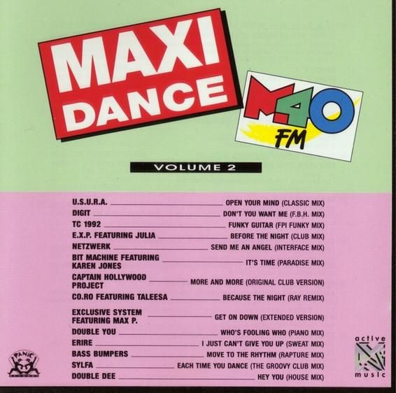 Maxi dance / vol,2 ( Audio Variété ) CD album