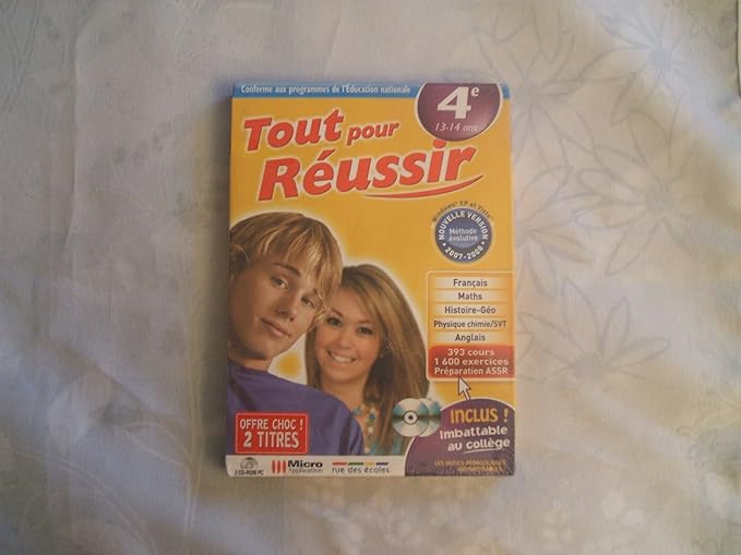 Tout pour réussir classe de 4° (CD ROM)
