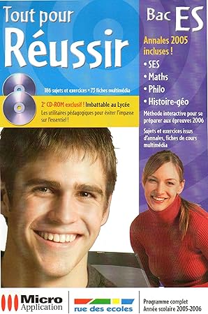 2 CD-Rom Tout pour réussir BAC ES (2005-2006)