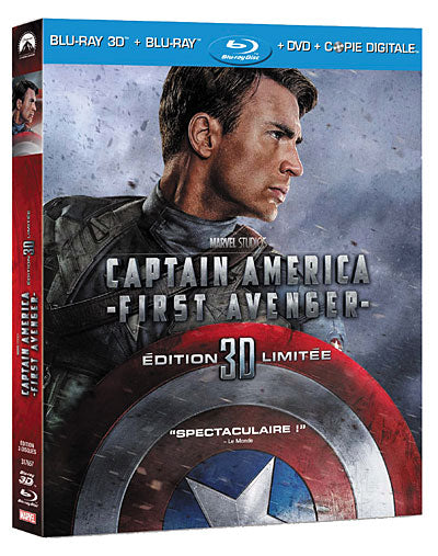 Captain America : First Avenger - Super Combo Blu-Ray 3D + DVD