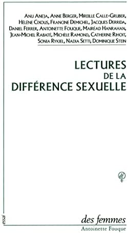 Lectures de la difforence sexuelle: Actes du colloque Paris-VIII, CIPH Paris, octobre 1990