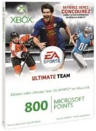 Carte Xbox Live 800 Microsoft points - FIFA Ultimate Team