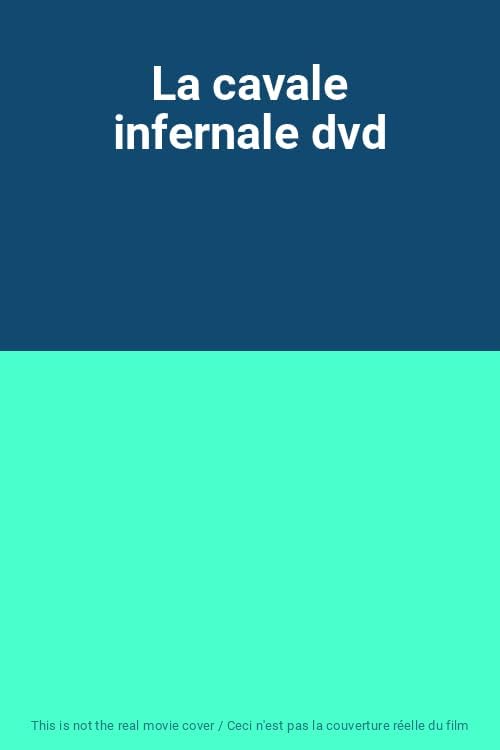 La cavale infernale dvd