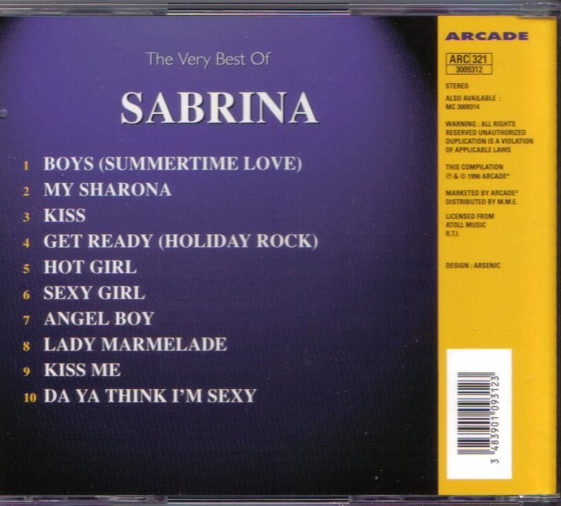 The very best of Sabrina ( Audio Variété ) CD album