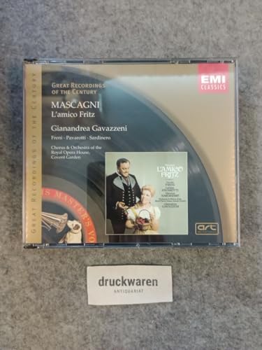 Mascagni: L'amico Fritz [Audio CD] Freni- Pavarotti- Pietro Mascagni- Gavazzeni