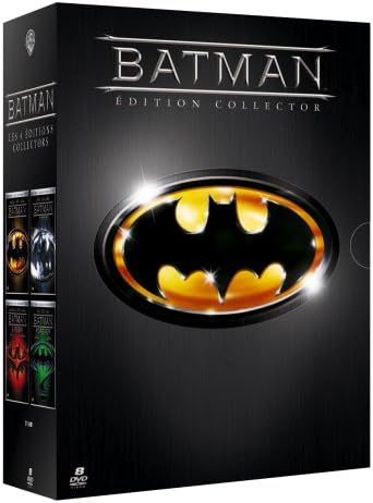 Coffret Batman Editions Collector 8 DVD : Batman / Batman forever / Batman Le dé