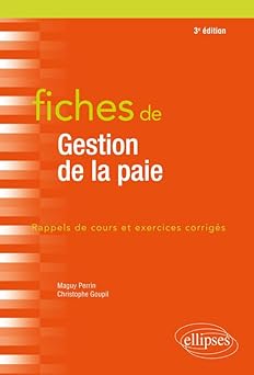 Fiches de Gestion de la paie - 3e Edition