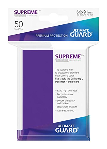 Ultimate Guard Ugd10800 de Protection Supreme UX Manches Jeu de Cartes, Aigue-Marine, Taille Standard