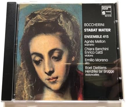 Boccherini: Stabat Mater ~ Quintette Op, 31 en ut mineur