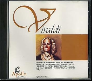 Vivaldi - The Four Seasons- Concerto for Flute & Orchestra- Concerto for Wind, V