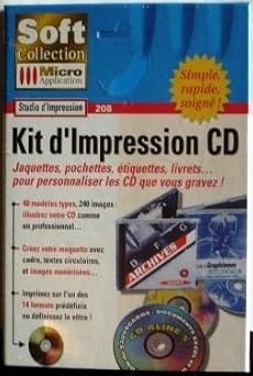 KIT D'IMPRESSION CD JAQUETTES POCHETTES ETIQUETTES LIVRETS